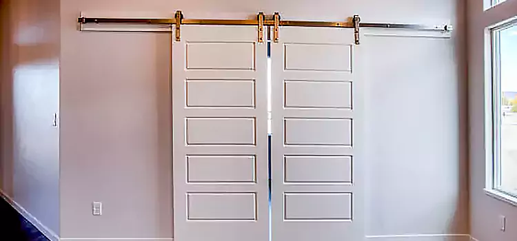 Glass Barn Door with Installation Hardware Kit Saratoga